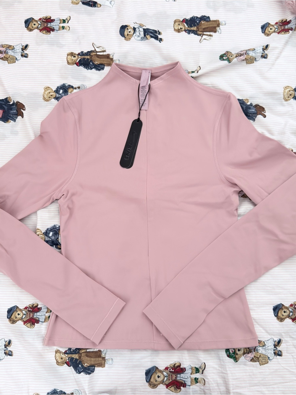 Skims x Nike Mock Neck Half Zip